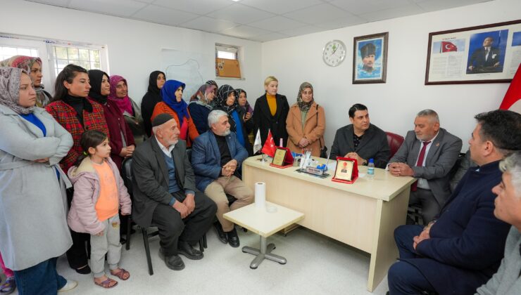 BAŞKAN YILMAZ’DAN SACIR MAHALLESİ’NE ZİYARET