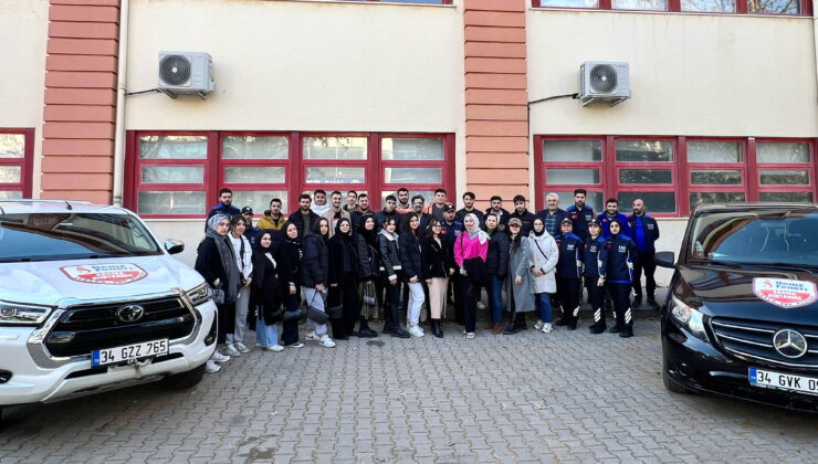 ÖĞRENCİLERE İNSANİ YARDIM VE AFET KONULARINDA EĞİTİM