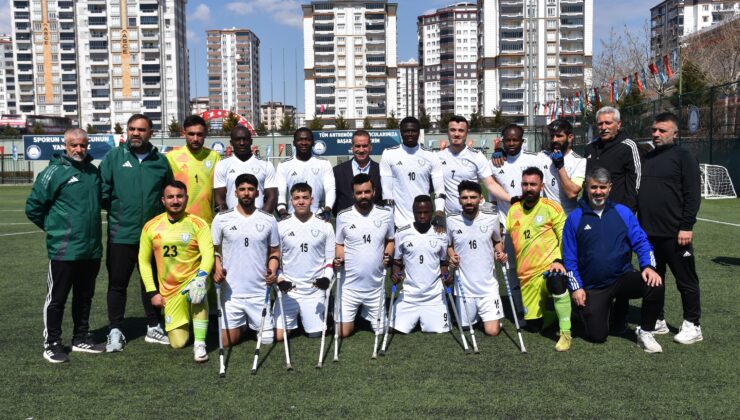 ŞAHİNBEY AMPUTE BİR ENGELİ DAHA AŞTI 3-1