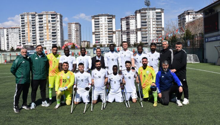 ŞAHİNBEY AMPUTE BİR ENGELİ DAHA AŞTI 2-1