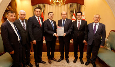 Anadolu Basın Birliği KKTC Cumhurbaşkanı Ersin Tatar ile görüştü