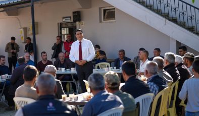 BAŞKAN YILMAZ, BİR GÜNDE 4 MAHALLE ZİYARET ETTİ