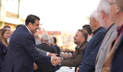 BAŞKAN UMUT YILMAZ’A KOZLUYAZI’DA COŞKULU KARŞILAMA