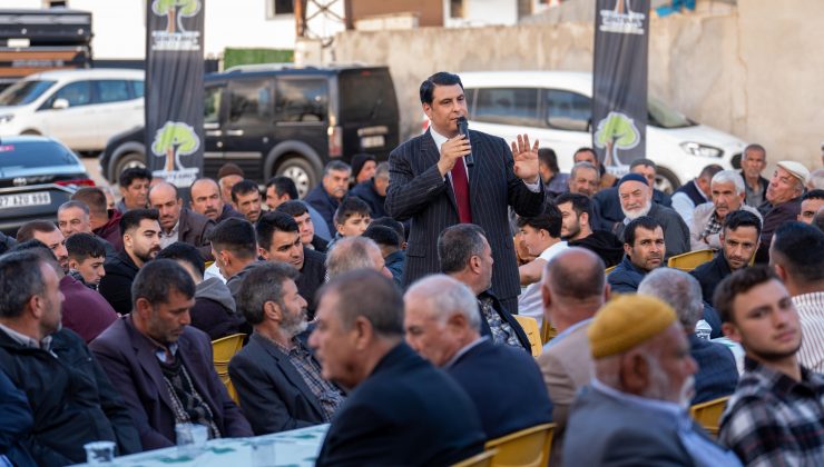 BAŞKAN YILMAZ’A SARILAR’DA SEVGİ SELİ