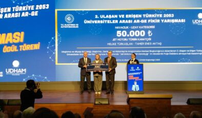 Hasan Kalyoncu Üniversitesi Öğrencisi ‘Jet Motoru’ Projesiyle Türkiye 2053 Ar-Ge Yarışmasında Ödül Kazandı