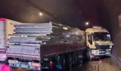 Gaziantep’e geliyordu Osmaniye de tünel duvarına çarparak sıkıştı