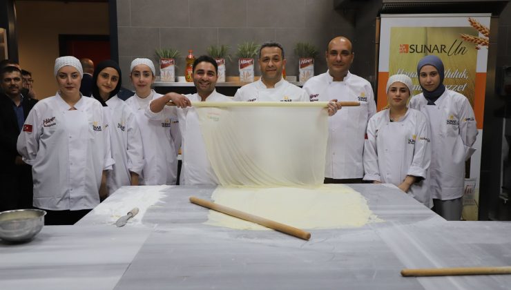 Sunar Un, ürünlerini Gaziantep’te baklava ustaları ile buluşturdu