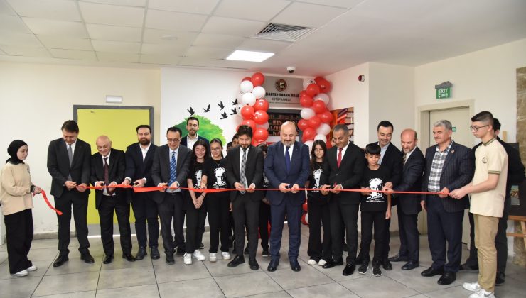 NURİYE ZEKERİYA KINA ORTAOKULU’NDA “GAZİANTEP SANAYİ ODASI KÜTÜPHANESİ” AÇILDI