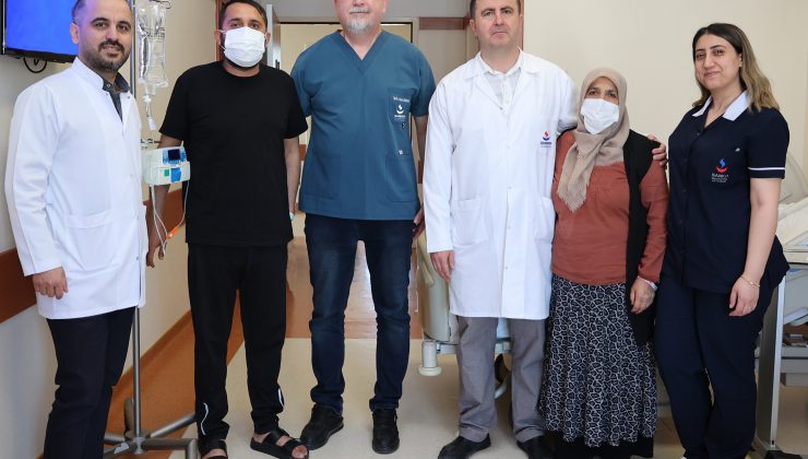 SANKO ÜNİVERSİTESİ HASTANESİ’NDE ANNEDEN OĞLUNA İKİNCİ HAYAT
