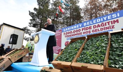 ŞAHİNBEY BELEDİYESİ’NDEN ÇİFTÇİLERE 48 MİLYON’DAN FAZLA FİDE