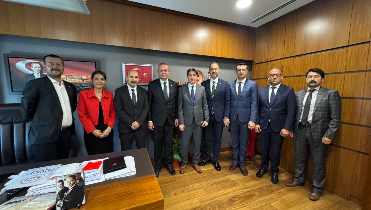Gaziantep Barosundan  Milletvekili Ertuğrul Kaya’ya TBMM’de ziyaret .