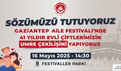 GAZİANTEP YENİ BİR FESTİVAL İLE BİR ARAYA GELİYOR: VATANDAŞLAR EĞLENCENİN YANINDA MÜJDE ÜSTÜNE MÜJDE ALACAK!