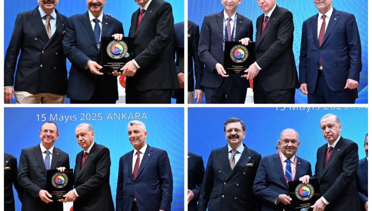 GSO TOBB DELEGELERİNE HİZMET ŞEREF BELGESİ VERİLDİ