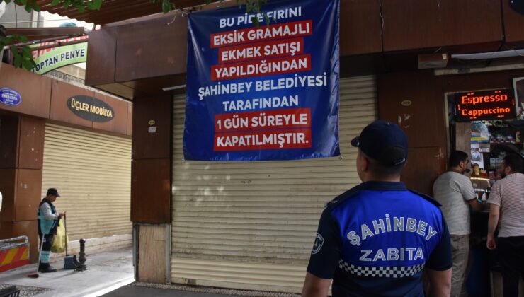 ŞAHİNBEY ZABITA EKİPLERİNDEN FIRINLARA DENETİM