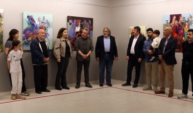 FERAHOĞLU SANKO SANAT GALERİSİ’NDE RESİM SERGİSİ AÇTI