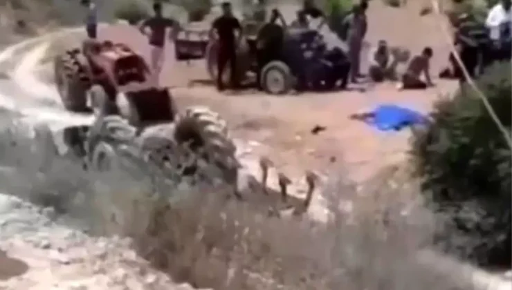 Gaziantep Oğuzeli’nde traktör devrildi Genç Sürücü Hayatını Kaybetti