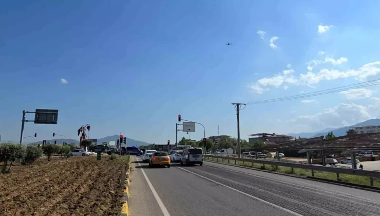 Gaziantep’te Dron Destekli Trafik Denetimi