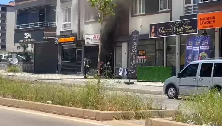 Gaziantep’te Marangoz Dükkanında Yangın Çıktı
