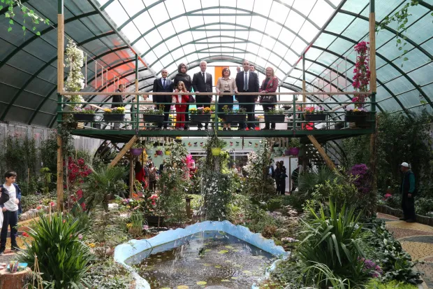 Gaziantep’te Tropik Kelebek Bahçesi Açıldı