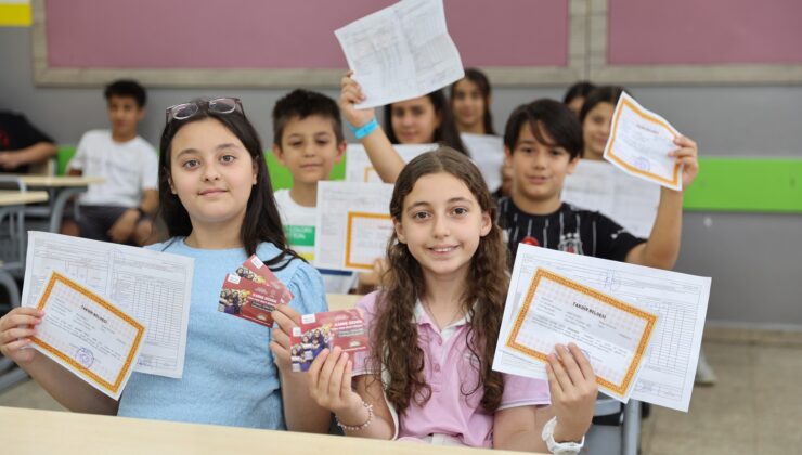 BAŞKAN ŞAHİN’DEN TÜM ÖĞRENCİLERE KARNE HEDİYESİ