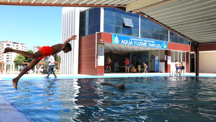 KARAKÖPRÜ’DE YÜZME HAVUZU SEZONU AÇILIYOR