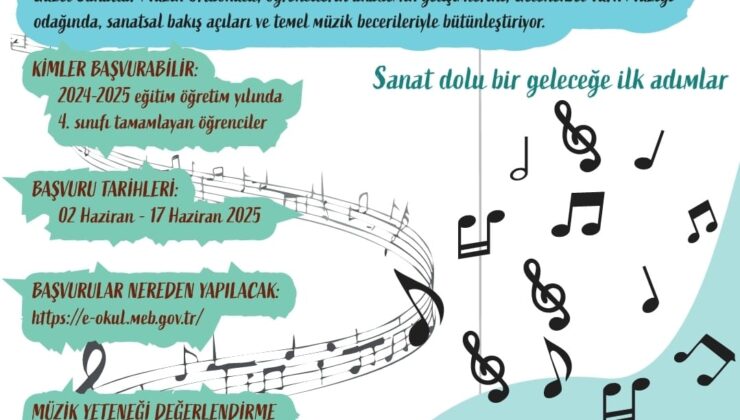 Gaziantep’te Bir İlk: Müzik Ortaokulu Yetenekli Öğrencilerini Bekliyor