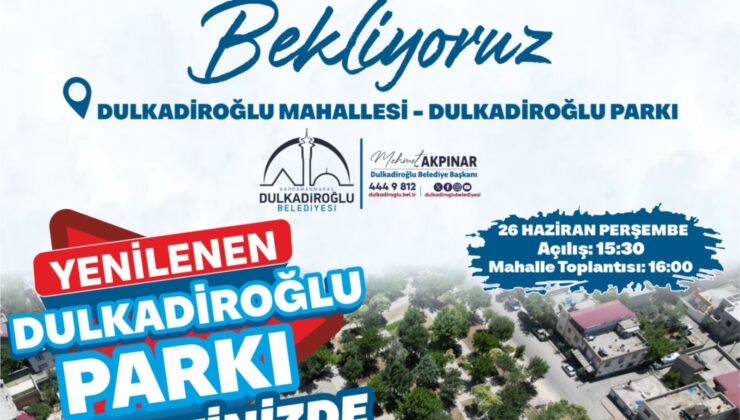 Dulkadiroğlu Belediyesin den  Temizlik Serberliği