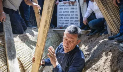 Ferdi Zeyrek’in cenazesini Özgür Özel defnetti