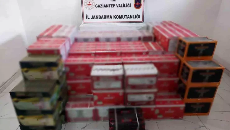 Gaziantep’te 5 milyon TL değerinde kaçak ürün ele geçirildi