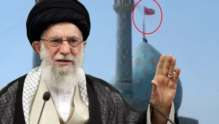 İran’dan intikam mesajı! Kırmızı bayrak göndere çekildi