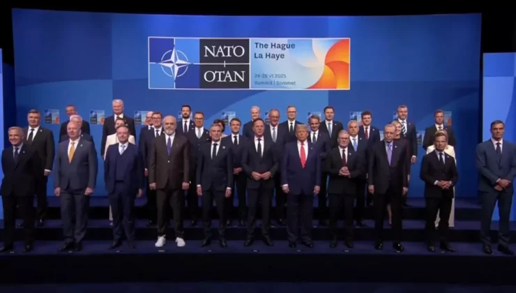 NATO Zirvesi’nde aile fotoğrafı! 32 ülkenin lideri aynı karede