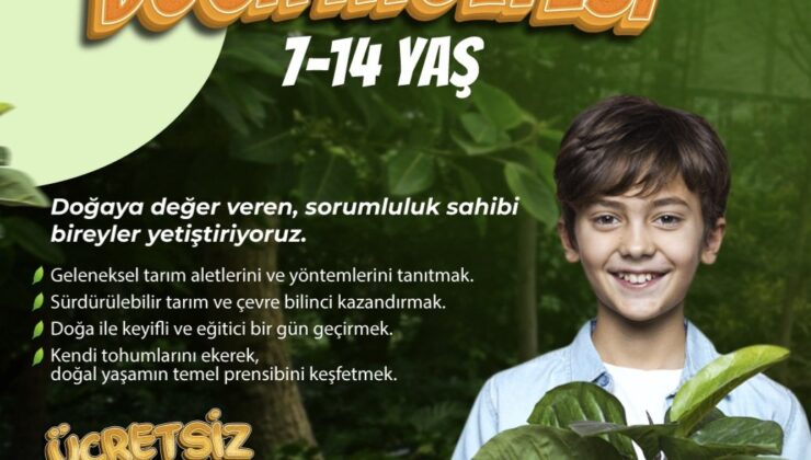 AGRO PARK DOĞA ATÖLYESİ’NDE EĞİTİMLER BAŞLIYOR  ÇOCUKLAR, AGRO PARK’TA TOPRAKLA BULUŞACAK