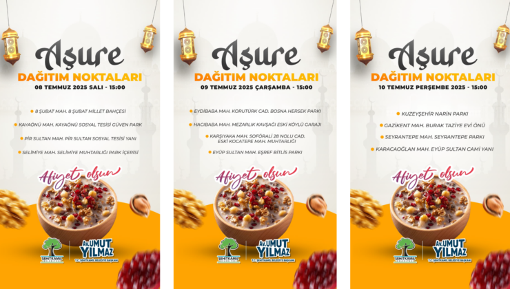 MUHARREM AYININ BEREKETİ ŞEHİTKAMİL’DE PAYLAŞILIYOR