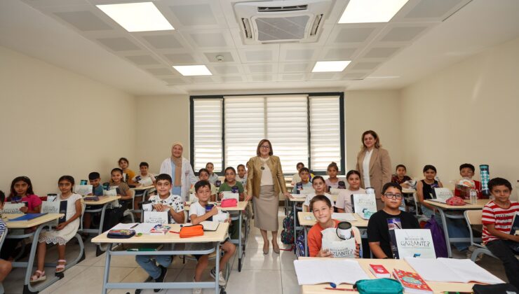 BAŞKAN ŞAHİN YAZ OKULLARINDAN FAYDALANAN ÇOCUKLARI ZİYARETTE BULUNDU