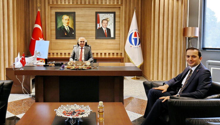 BİK GAZİANTEP BÖLGE MÜDÜRÜ GÜNGÖR’DEN GAÜN REKTÖRÜNE VEDA ZİYARETİ