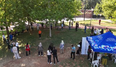 GAZİ ŞEHİRLİLERİ SAĞLIK İÇİN BULUŞTURDU!