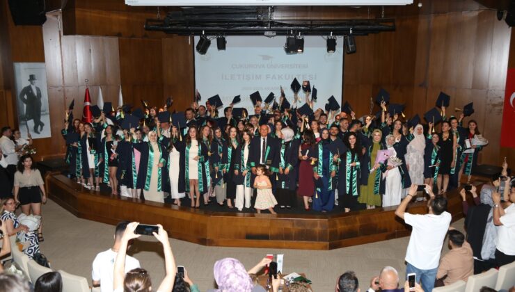 Çukurova Üniversitesi İletişim Fakültesi, 2024-2025 dönemi mezunlarını törenle uğurladı.