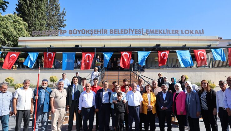 GAZİANTEP BÜYÜKŞEHİR’DEN EMEKLİLERE ÖZEL YENİ BİR SOSYAL YAŞAM ALANI