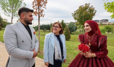 GAZİANTEP BÜYÜKŞEHİR’DEN YENİ EVLİ ÇİFTLERE UNUTULMAZ BİR HEDİYE