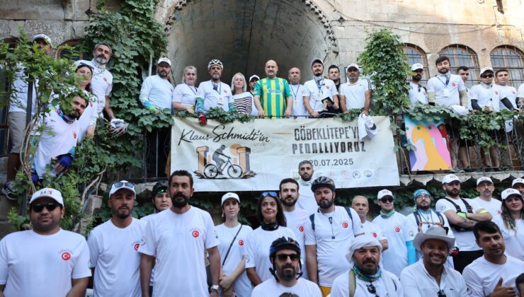 GÖBEKLİTEPE’YE PEDALLAR KLAUS SCHMİDT İÇİN ÇEVRİLDİ
