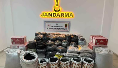 Gaziantep’te 300 kilo kaçak çay ele geçirildi