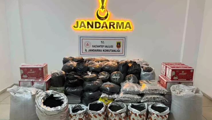 Gaziantep’te 300 kilo kaçak çay ele geçirildi