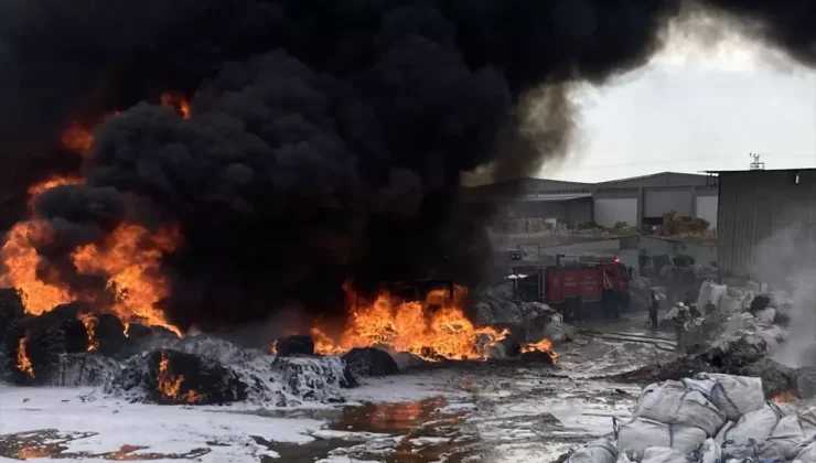 Gaziantep’te geri dönüşüm tesisinde yangın çıktı