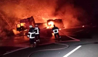 Şanlıurfa’da Akaryakıt Tankeri Devrildi