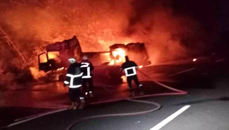 Şanlıurfa’da Akaryakıt Tankeri Devrildi