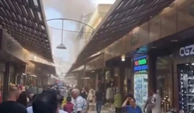 Gaziantep Çarşısı Mütercim Asım Caddesi’nde yangın çıktı.