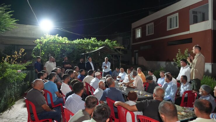 BAŞKAN YILMAZ’DAN KÖKSALAN MAHALLESİ’NE ZİYARET  KÖKSALAN’DA İHTİYAÇLAR GİDERİLİYOR