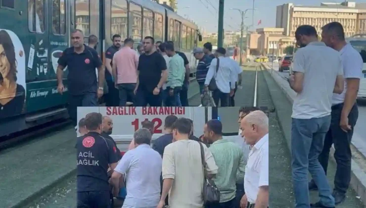 Gaziantep’te tramvay kazası: Yolun karşısına geçmek isteyen adam yaralandı