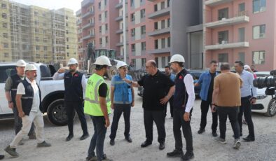 BAŞKAN MEHMET AKPINAR, GÜNEŞEVLER REZERV KONUT PROJESİ SAHASINI İNCELEDİ