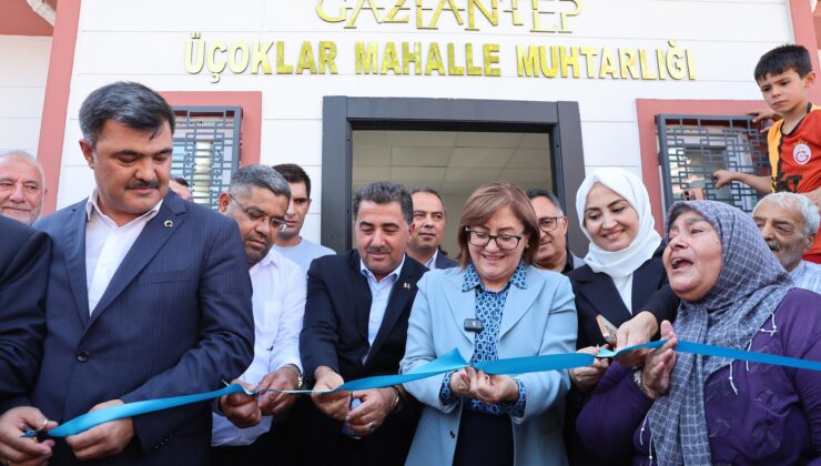 BAŞKAN ŞAHİN ÜÇOKLAR VE KOLEJTEPE MUHTARLIK OFİSLERİNİ HALKLA BERABER AÇTI